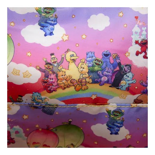 Loungefly - Care Bears x Sesame Street Denim Mini Backpack 671803576551