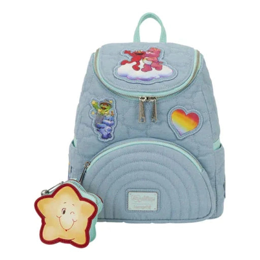 Loungefly - Care Bears x Sesame Street Denim Mini Backpack 671803576551