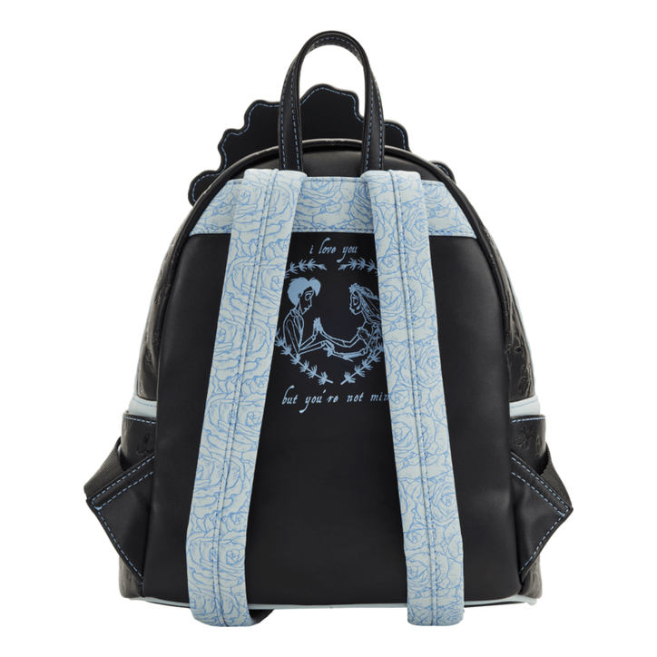 Loungefly - Corpse Bride Emily Bouquet Mini Backpack With Floral Petal Design And Embellishments 671803425897