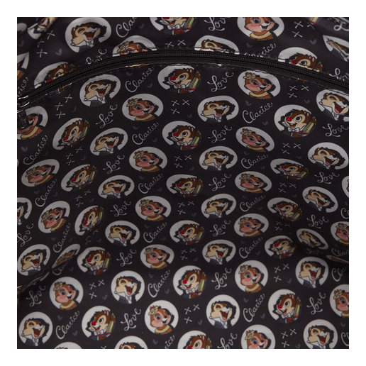 Loungefly - Disney Chip And Dale 2 Chips Miss Tote Coin Purse With Zipper And Rivets