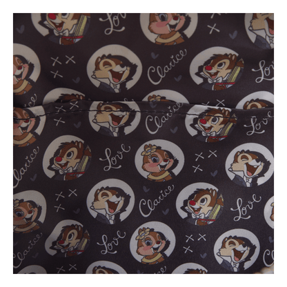 Loungefly - Disney Chip And Dale Two Chips And Miss Mini Pattern Backpack Collectible Style