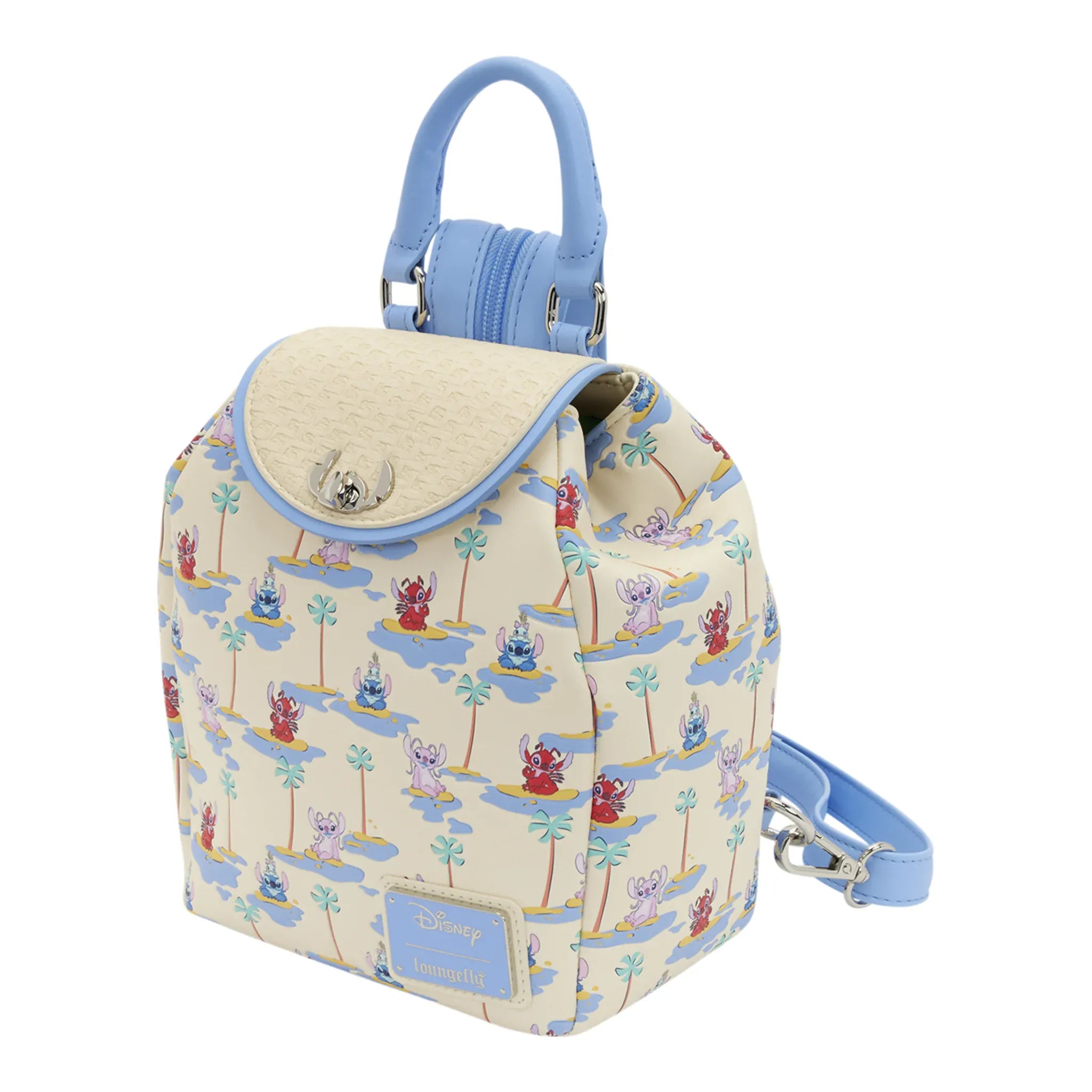 Loungefly - Disney Stitch, Angel & Leroy Mini Backpack 671803584402