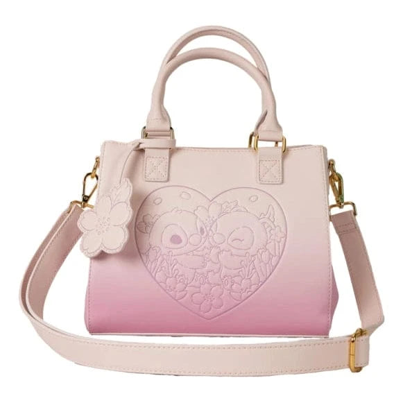 Loungefly – Disney Stitch Crossbody Bag with Embossed Hearts
