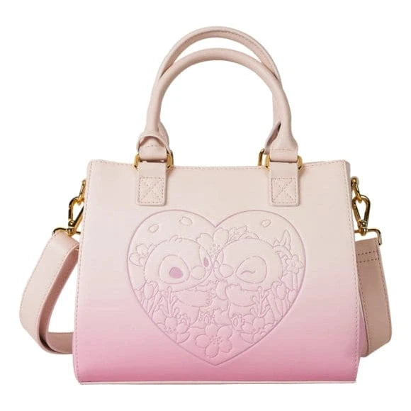 Loungefly – Disney Stitch Crossbody Bag with Embossed Hearts