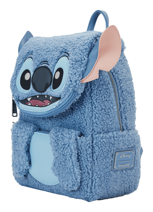 Loungefly - Disney Stitch Plush Poc Mini Backpack
