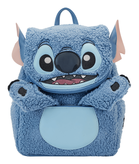 Loungefly - Disney Stitch Plush Poc Mini Backpack