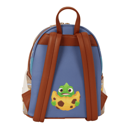 Loungefly Disney Tangled Rapunzel Glow Pin Trader Mini Backpack 671803586014