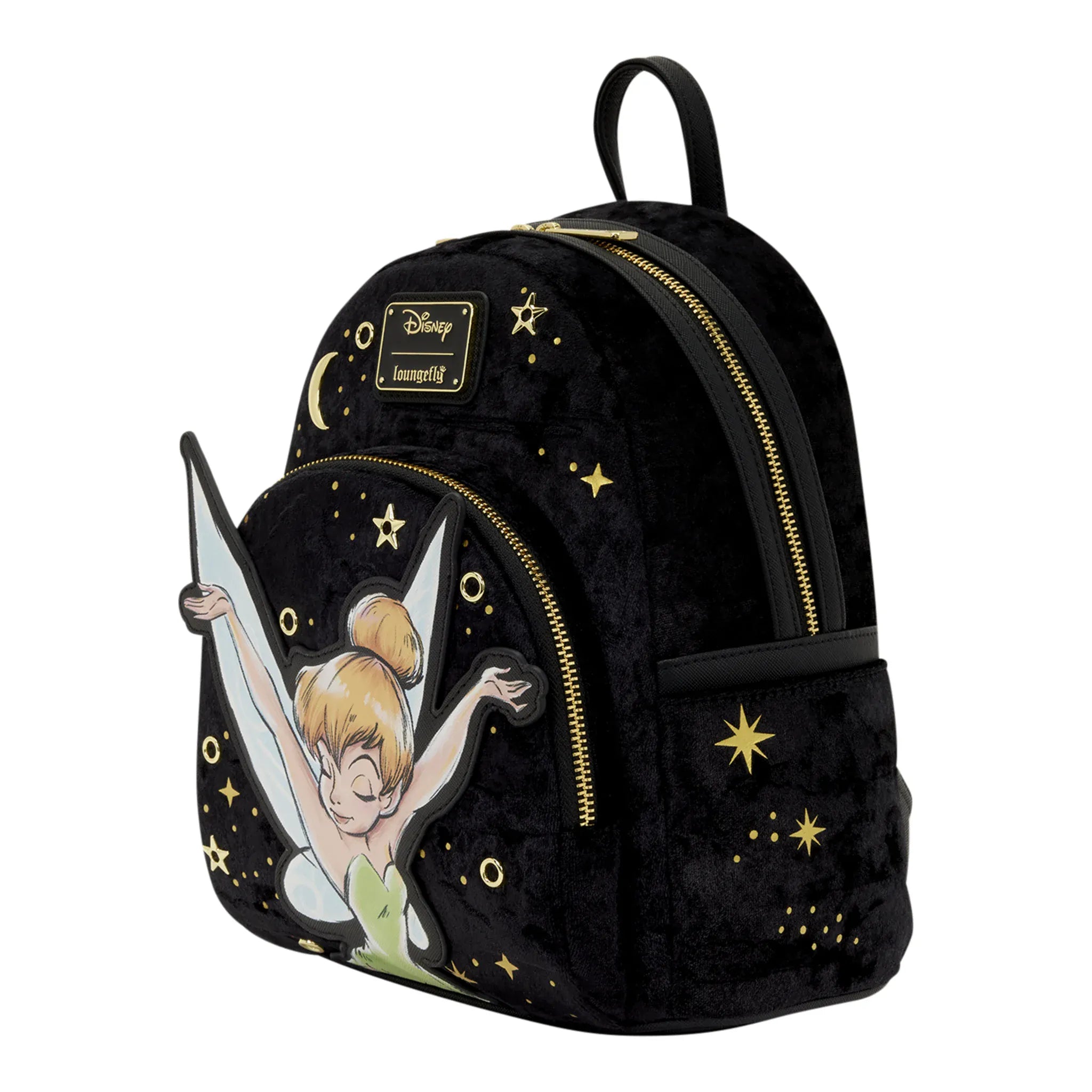 Loungefly - Disney Tinker Bell Pixie Dust Velvet Mini Backpack