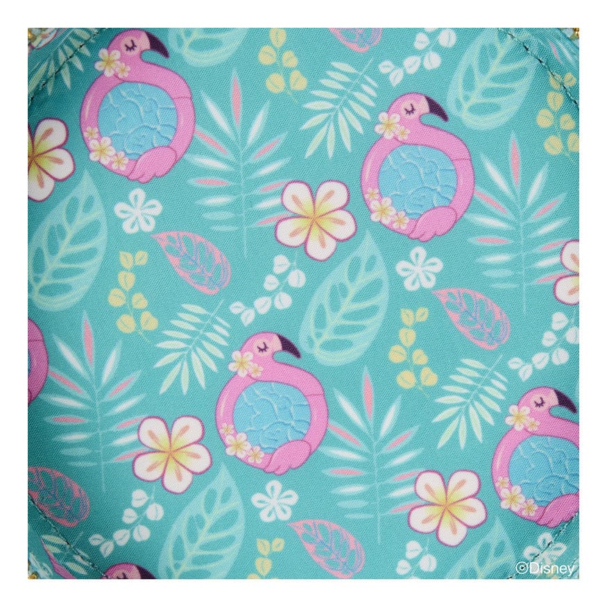 Loungefly - Flamingo Crossbody Bag With Pink Flamingo Print And Adjustable Strap