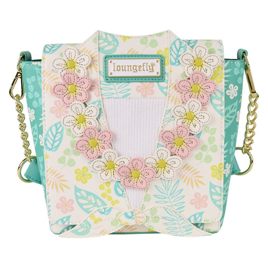 Loungefly - Hawaiian Shirt Crossbody Bag With Tropical Print And Adjustable Strap Edition