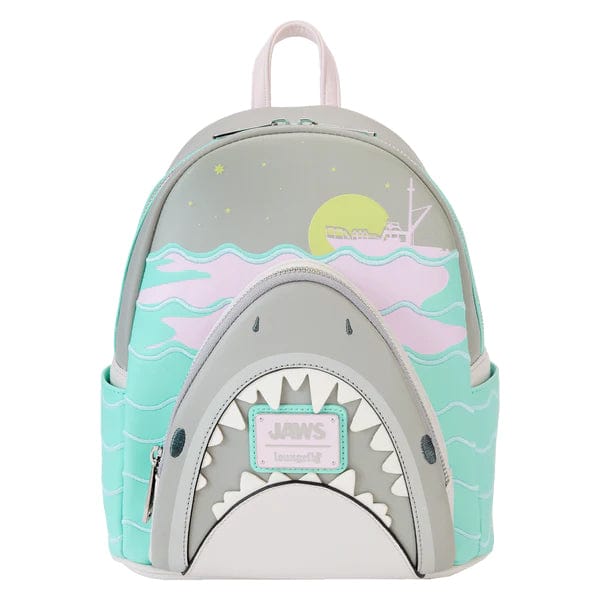 Loungefly – Jaws Movie Licence Mini Backpack with Appliqué 671803517165