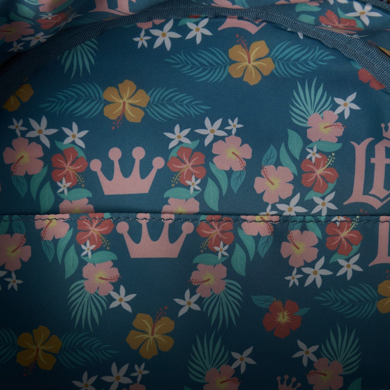 Loungefly - Lemon Mini Backpack Citrus Pattern Everyday Day Pack With Adjustable Straps And Zip Closure