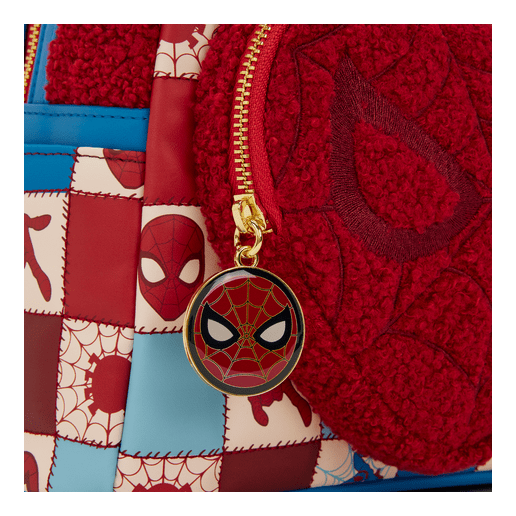 Loungefly - Marvel Spider-Man Web Slinging Mini Backpack With Front Web Motif And Side Pockets
