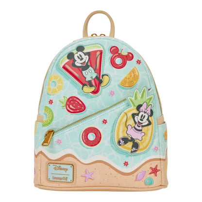 Loungefly - Mickey & Minnie Beach Fun Mini Backpack 671803583177