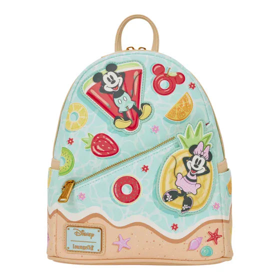 Loungefly - Mickey & Minnie Beach Fun Mini Backpack 671803583177