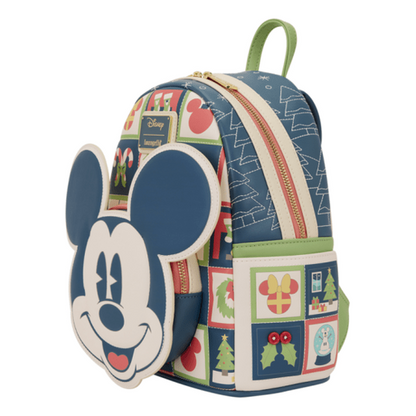 Loungefly - Mickey & Minnie Holiday Mini Backpack