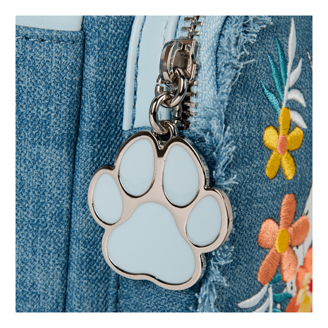 Loungefly – Mini Backpack – Dogs & Cats – Faux Denim Design