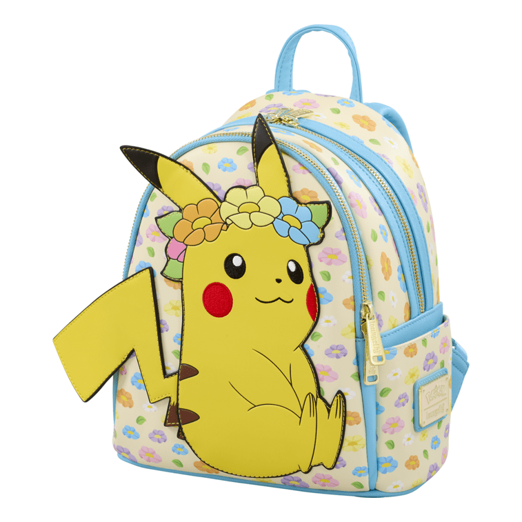 Loungefly – Mini Backpack – Pokemon – Pikachu Floral Crown 671803511224
