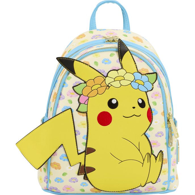 Loungefly – Mini Backpack – Pokemon – Pikachu Floral Crown 671803511224