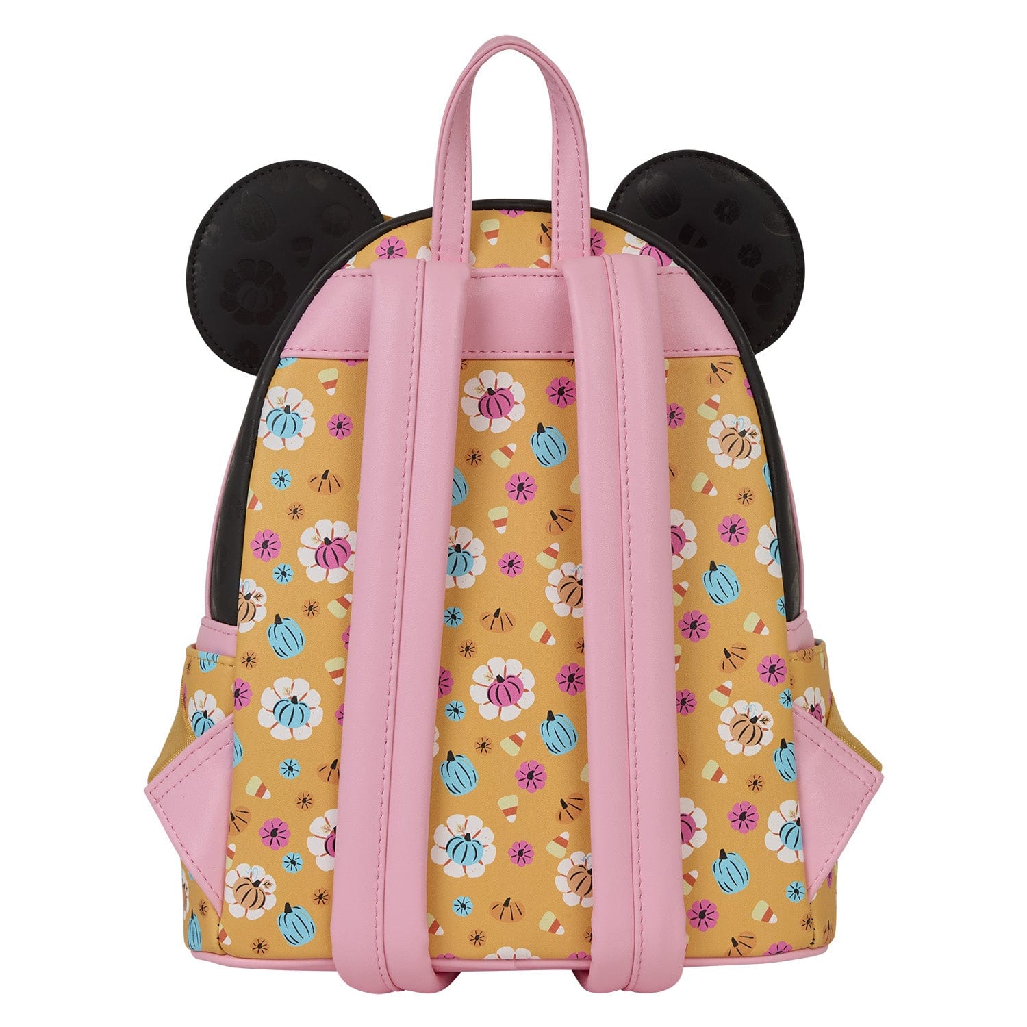 Loungefly - Minnie Mouse Pumpkin Mini Backpack Disney Licensed Collectible Faux Leather With Adjustable Straps 671803555730