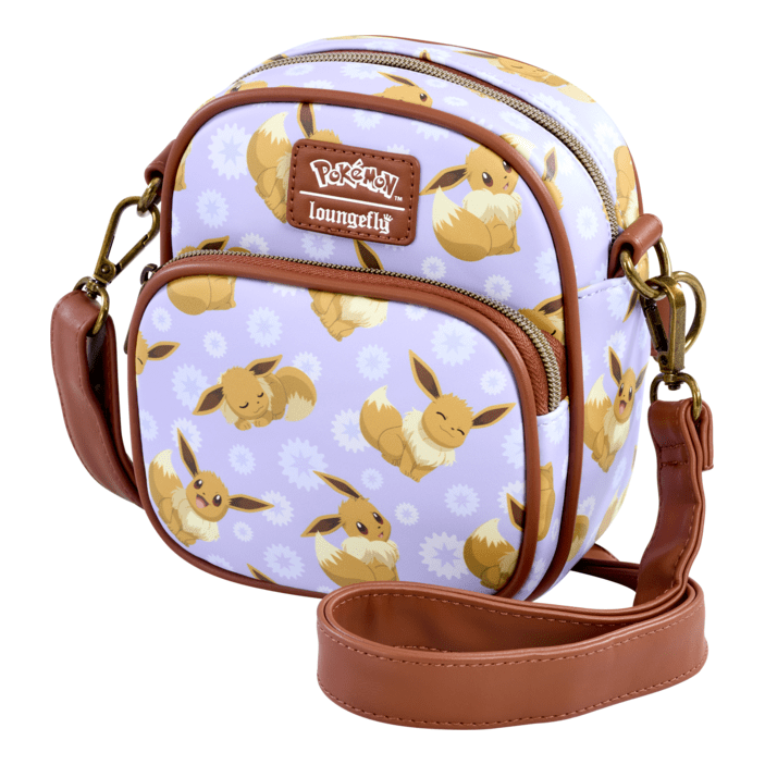 Loungefly – Passport Bag – Pokemon – Eevee All Over Print 671803443884