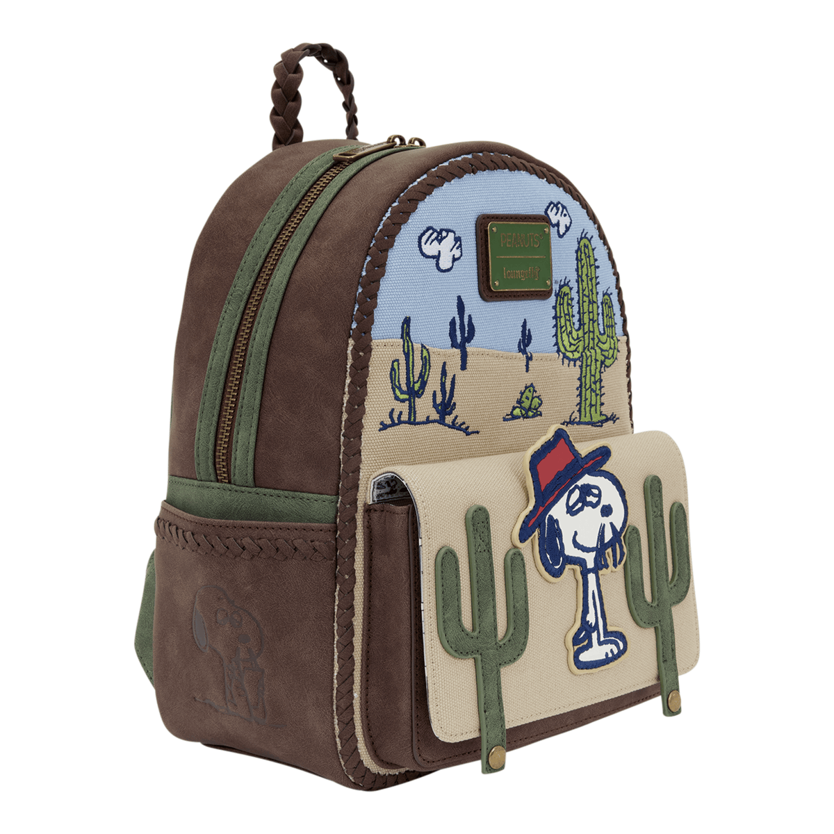 Loungefly Peanuts Spike Desert Mini Backpack 6.718E+11
