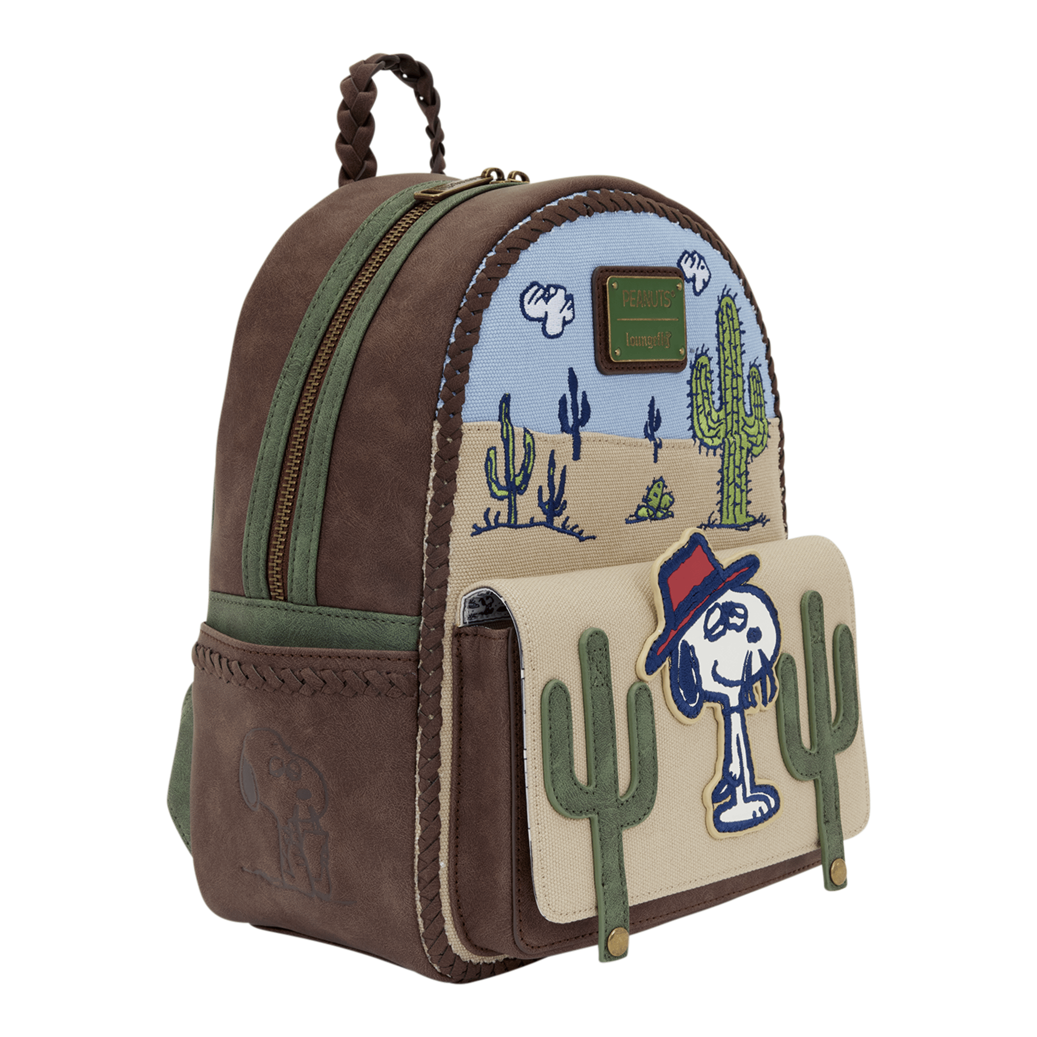 Loungefly Peanuts Spike Desert Mini Backpack 6.718E+11