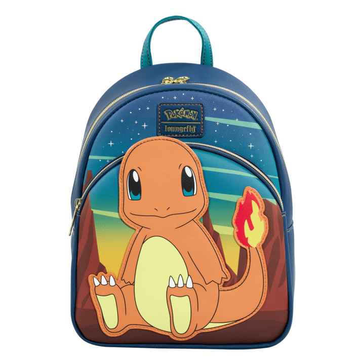 Loungefly - Pokemon Charmander Mini Backpack Licensed Collectible Bag For Fans And Cosplay 671803487147
