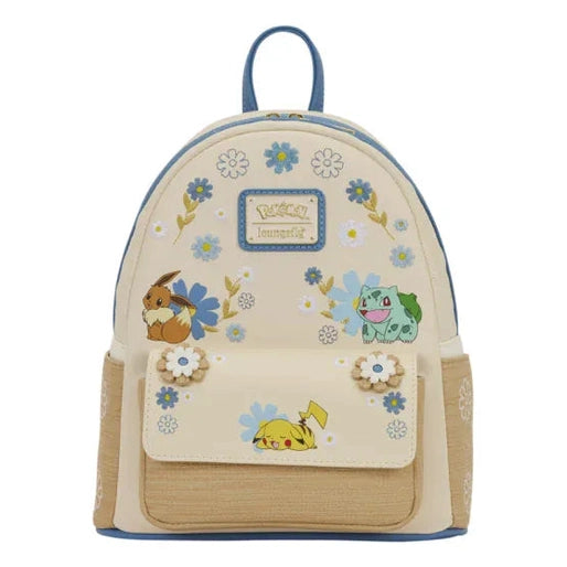 Loungefly - Pokemon Floral Mini Backpack 671803576704