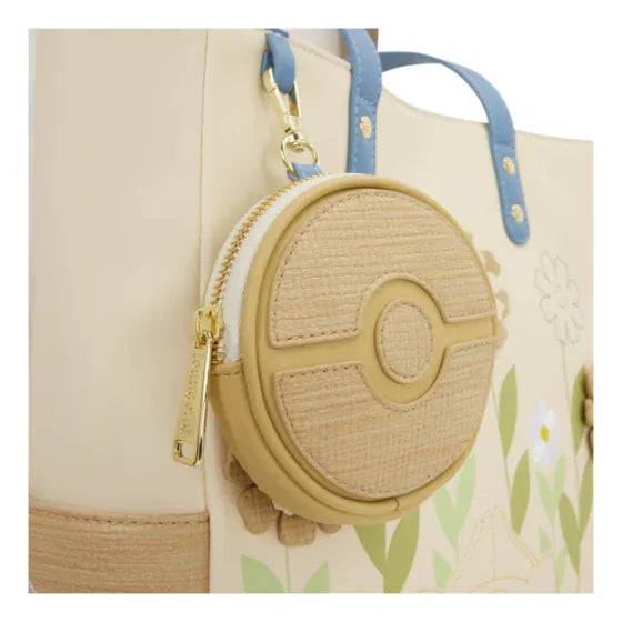 Loungefly - Pokemon Floral Tote Bag with Coin Bag 671803576698