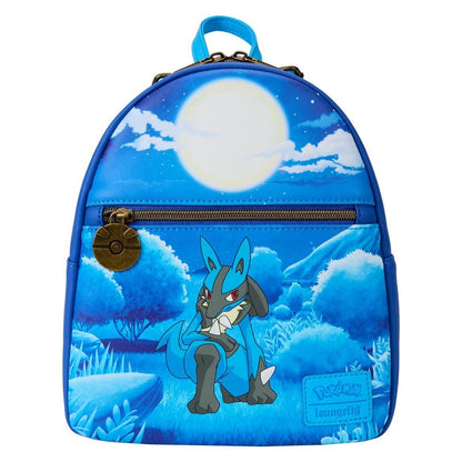 Loungefly - Pokemon Lucario Collection Mini Backpack Officially Licensed Collectible Accessory for Fans