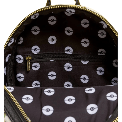 Loungefly - Pokemon Retro Eevee Mini Backpack Featuring Classic Eevee Design With Zipper Closure And Adjustable Straps