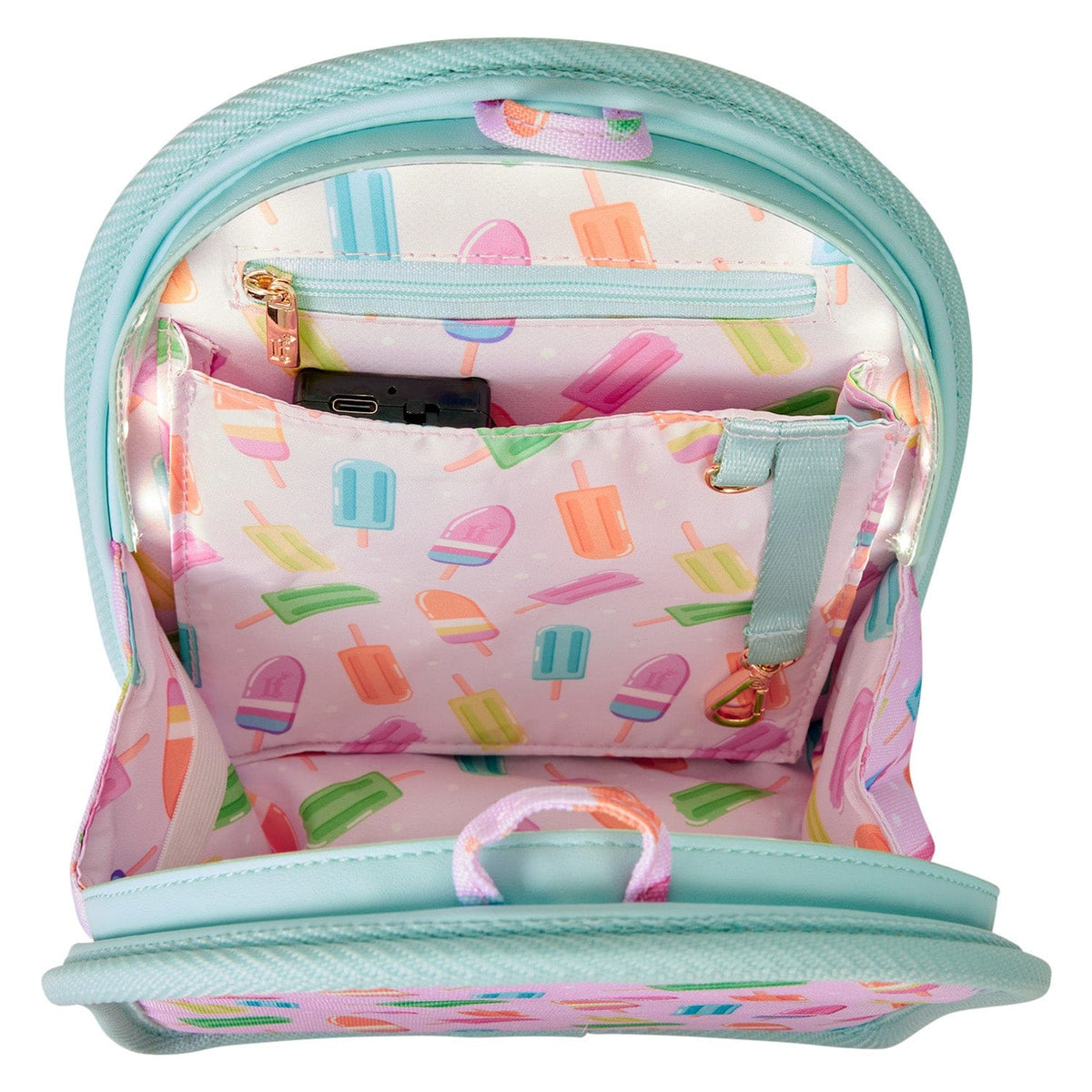Loungefly - Popsicle Light Up Mini Backpack Organizer With LED Illumination For On The Go Fun