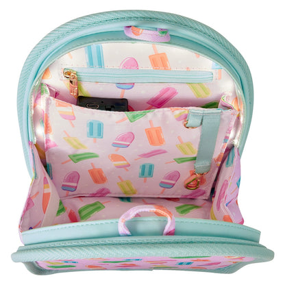 Loungefly - Popsicle Light Up Mini Backpack Organizer With LED Illumination For On The Go Fun