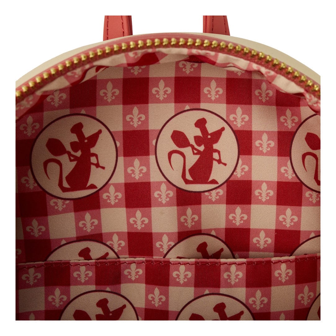 Loungefly - Ratatouille Mini Backpack With Remy Artwork And Allover Pattern Zippered Main Compartment