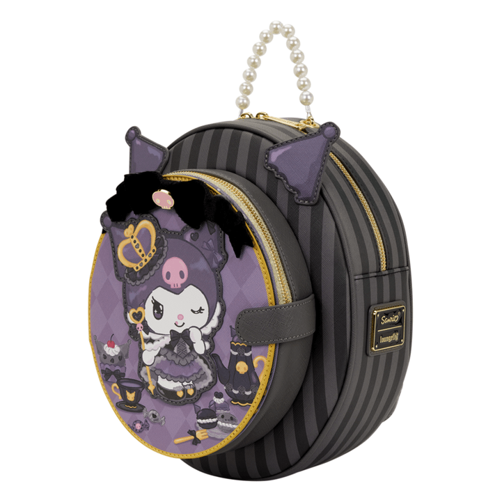 Loungefly - Sanrio Kuromi 20th Anniversary Cameo Design Mini Backpack Collectible Bag 671803564688