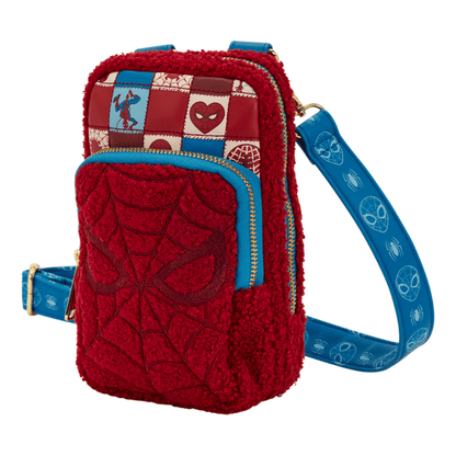 Loungefly - Spider-Man Phone Crossbody Bag With Coin Bag Marvel Licensed Retro Style Collectible Accessory