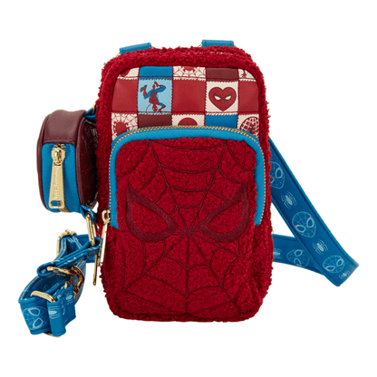 Loungefly - Spider-Man Phone Crossbody Bag With Coin Bag Marvel Licensed Retro Style Collectible Accessory