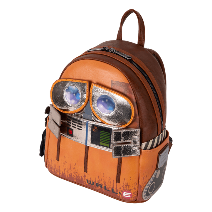 Loungefly - Wall-E Disney Pixar Mini Backpack With Front Zipper Pocket And Adjustable Straps