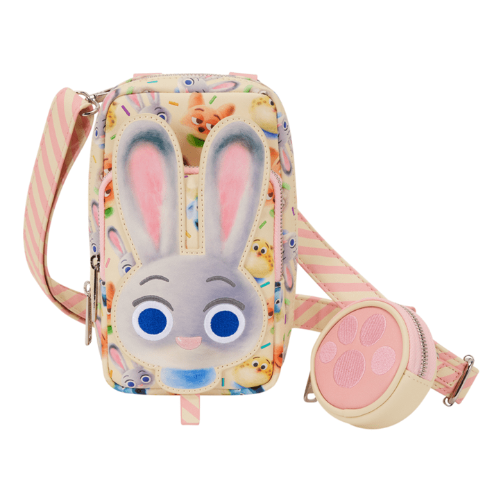 Loungefly - Zootopia 2 Phone Crossbody With Coin Bag Wallet Pouch Disney Licensed Collectible