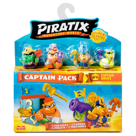 Piratix Adventure World Golden Treasure Series Captain Pack - Captain Bones 8431618039151