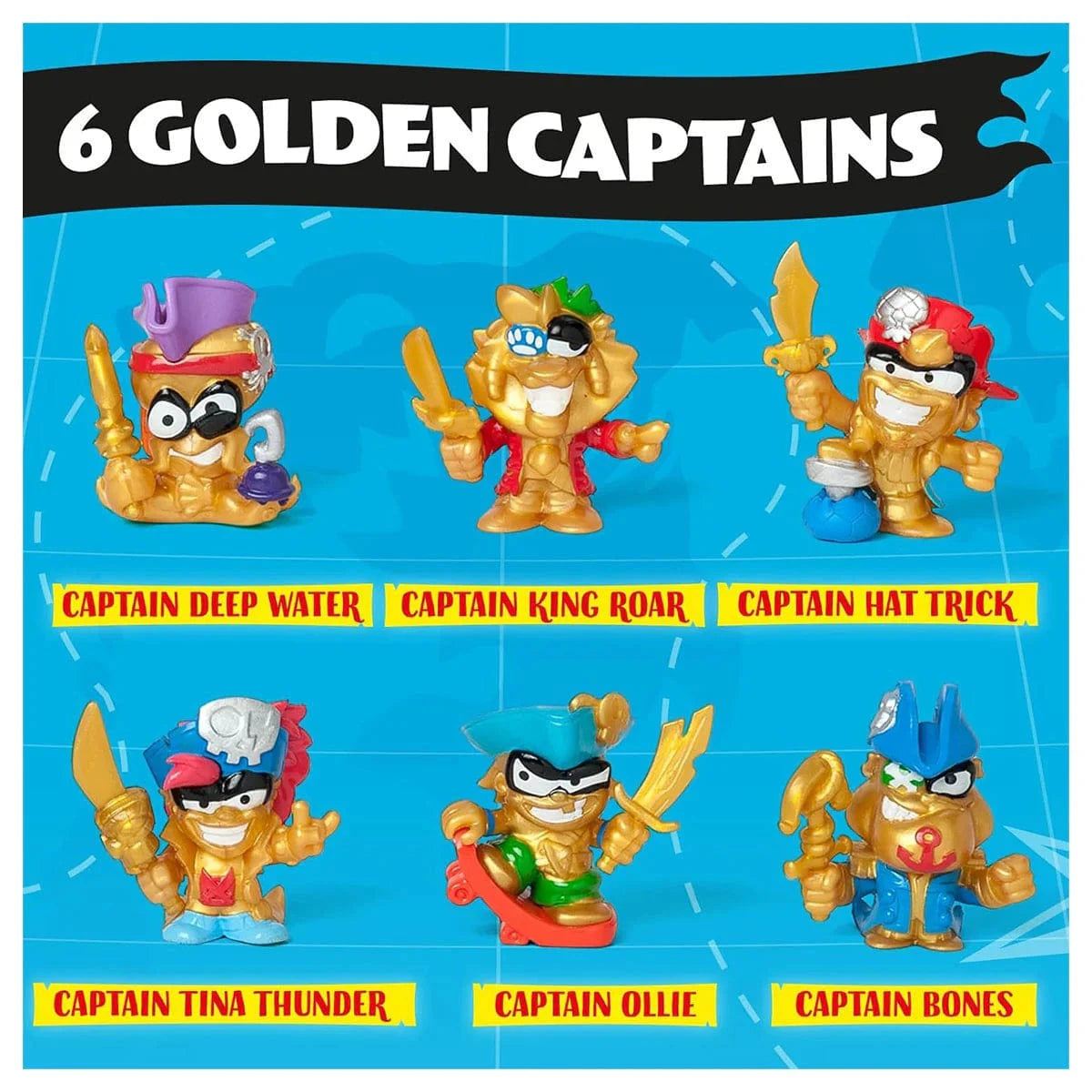 Piratix Adventure World Golden Treasure Series Captain Pack - Captain Ollie