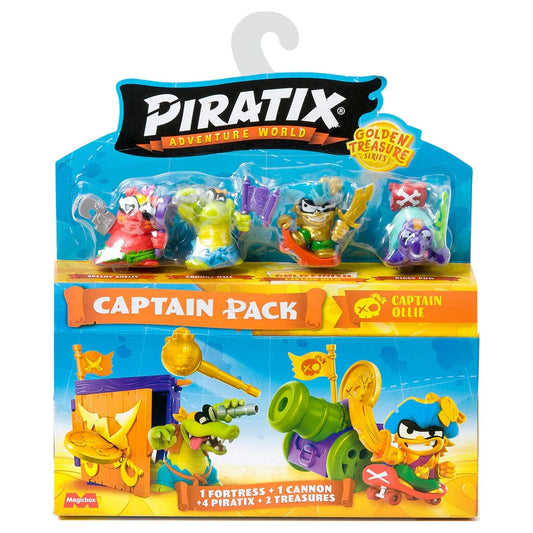 Piratix Adventure World Golden Treasure Series Captain Pack - Captain Ollie