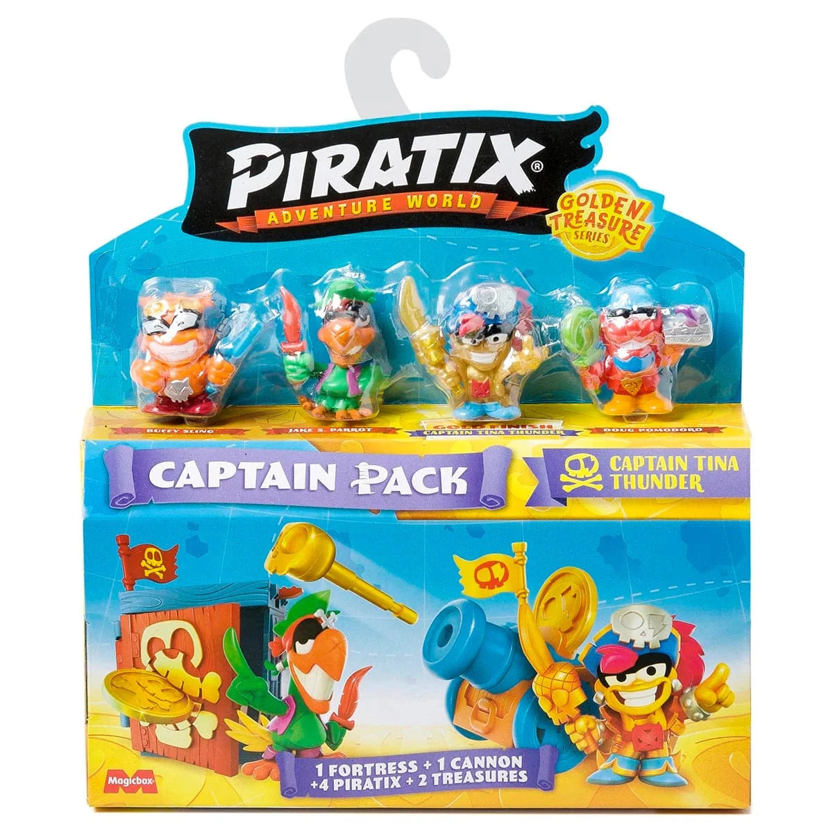 Piratix Adventure World Golden Treasure Series Captain Pack - Captain Tina Thunder
