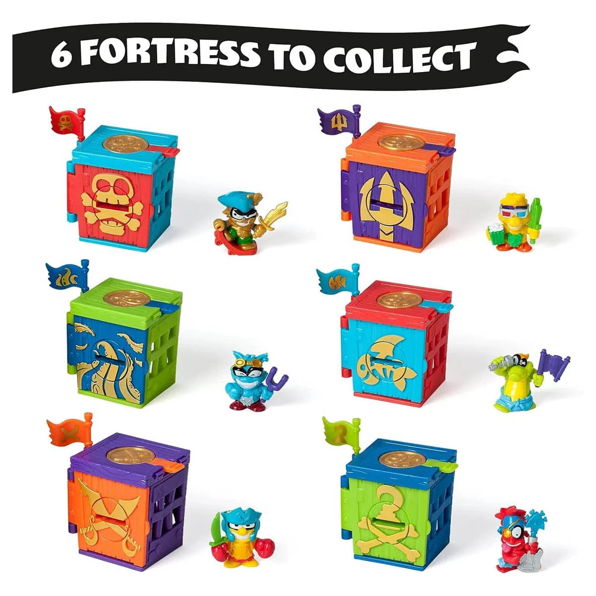Piratix Adventure World Golden Treasure Series Fortress Playset 8431618030165