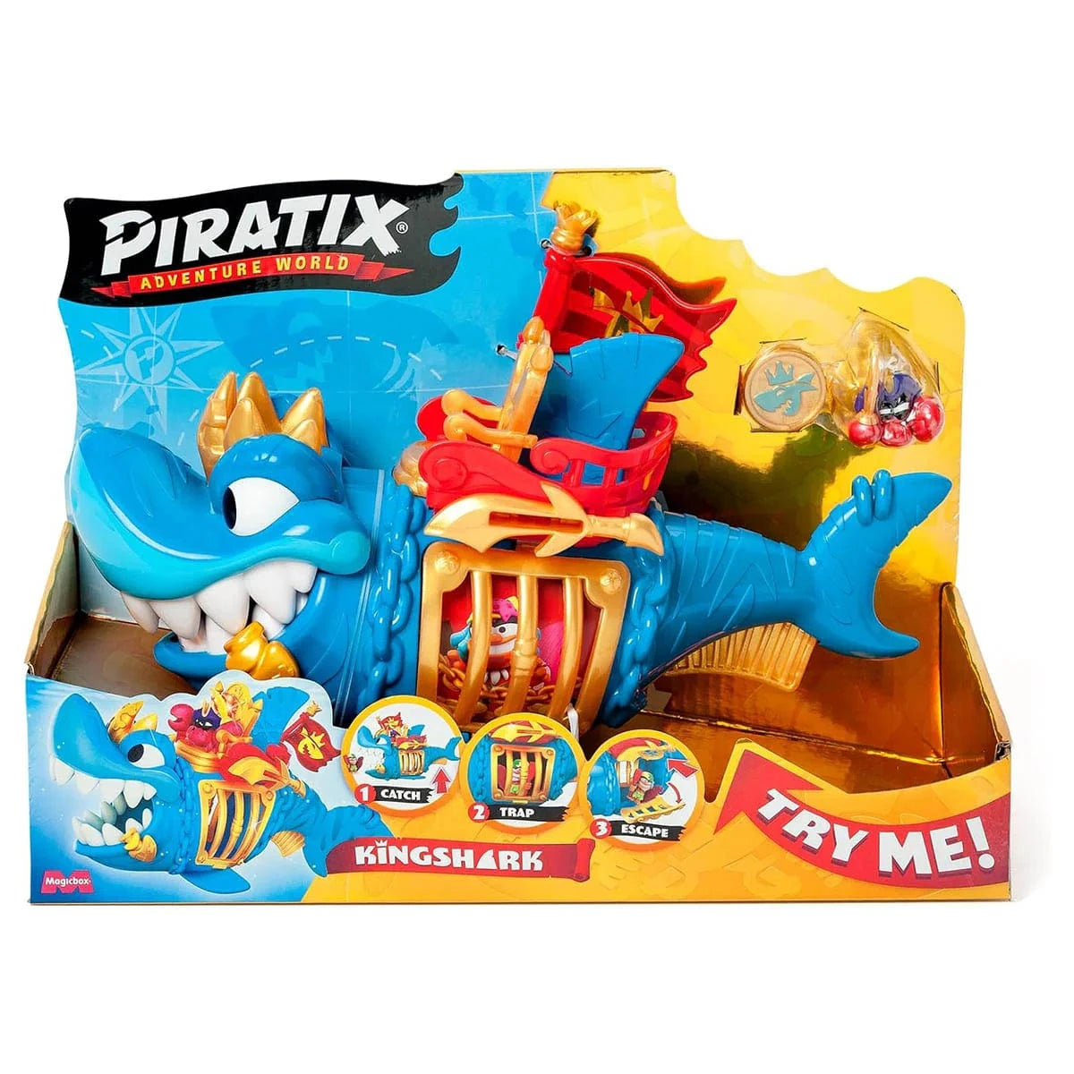 Piratix Adventure World King Shark Playset 8431618030417