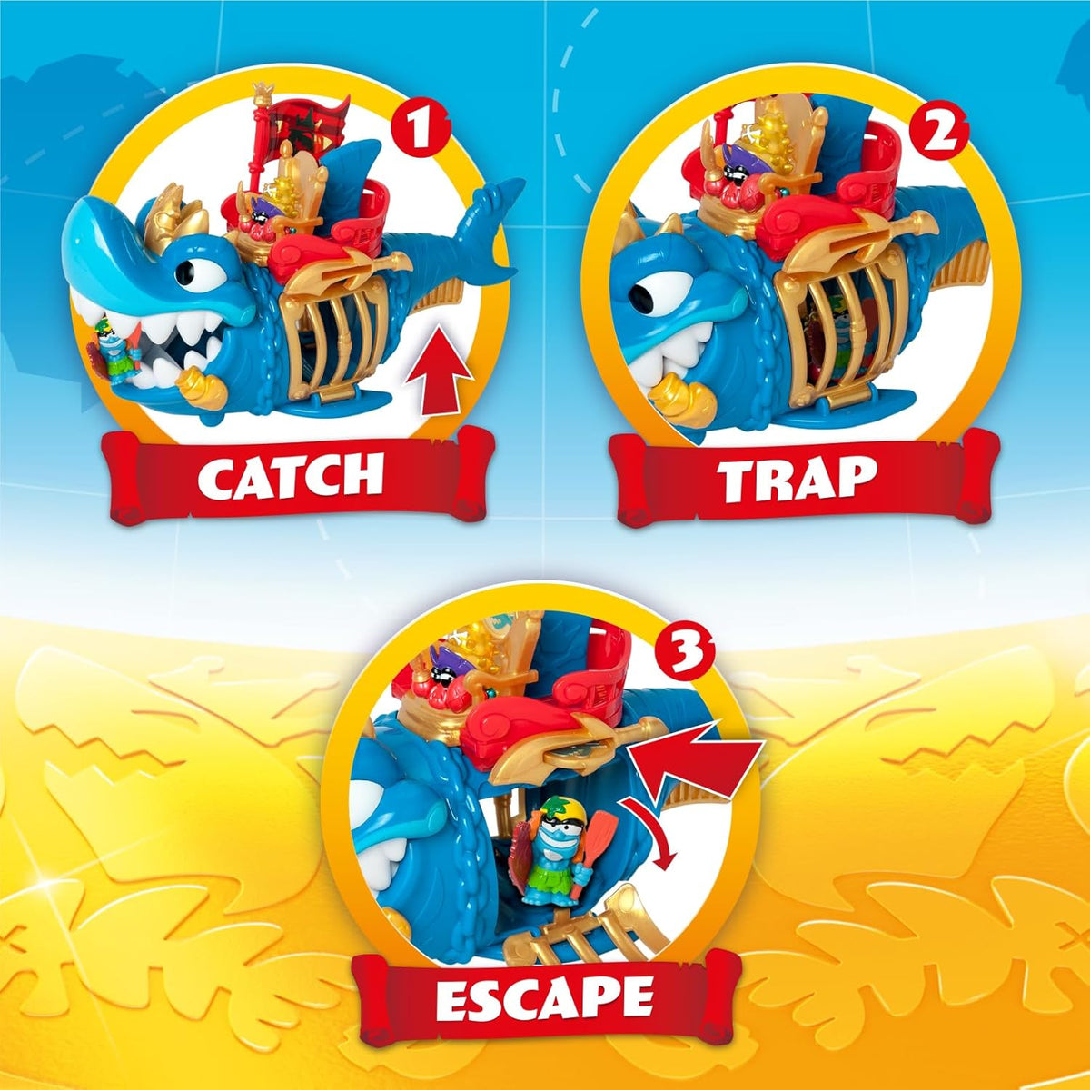 Piratix Adventure World King Shark Playset 8431618030417