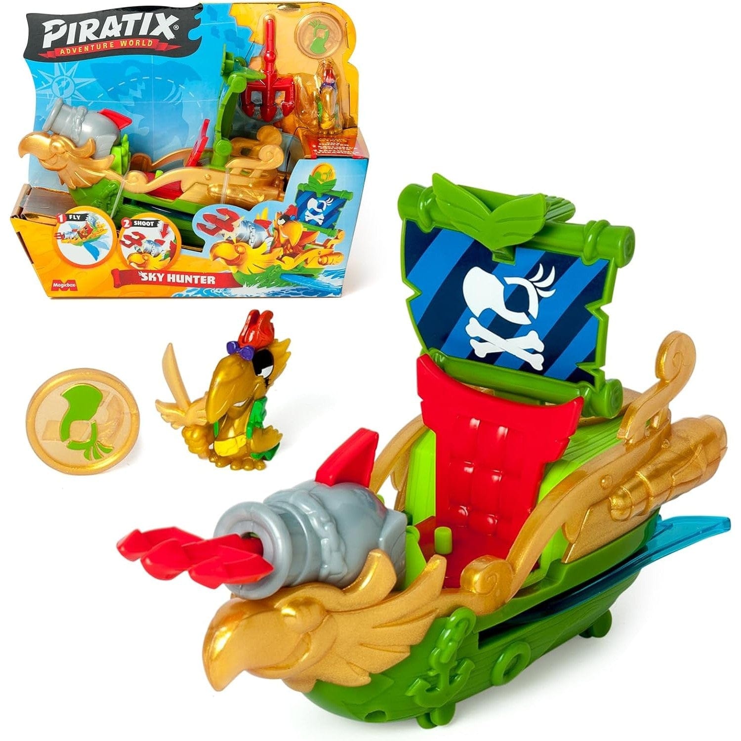 Piratix Adventure World Sky Hunter Ship Playset 8431618030332