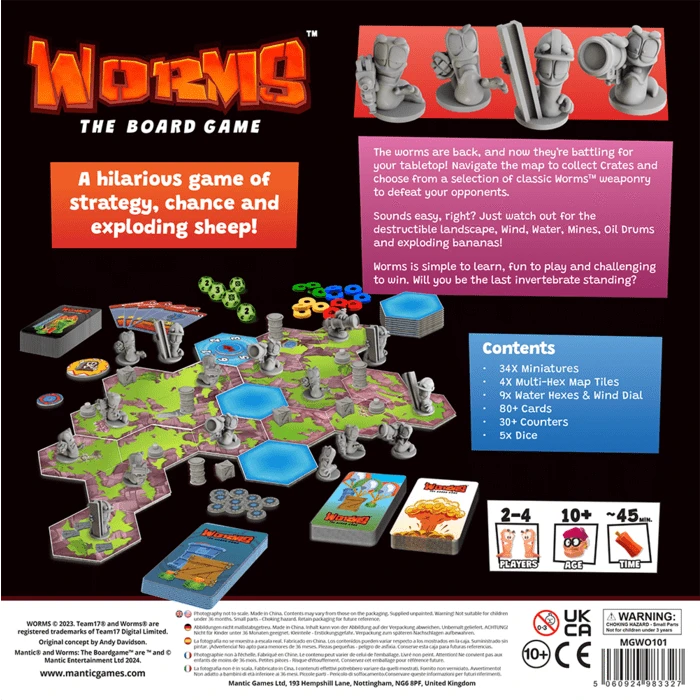 Worms: The Board Game 5060924983327