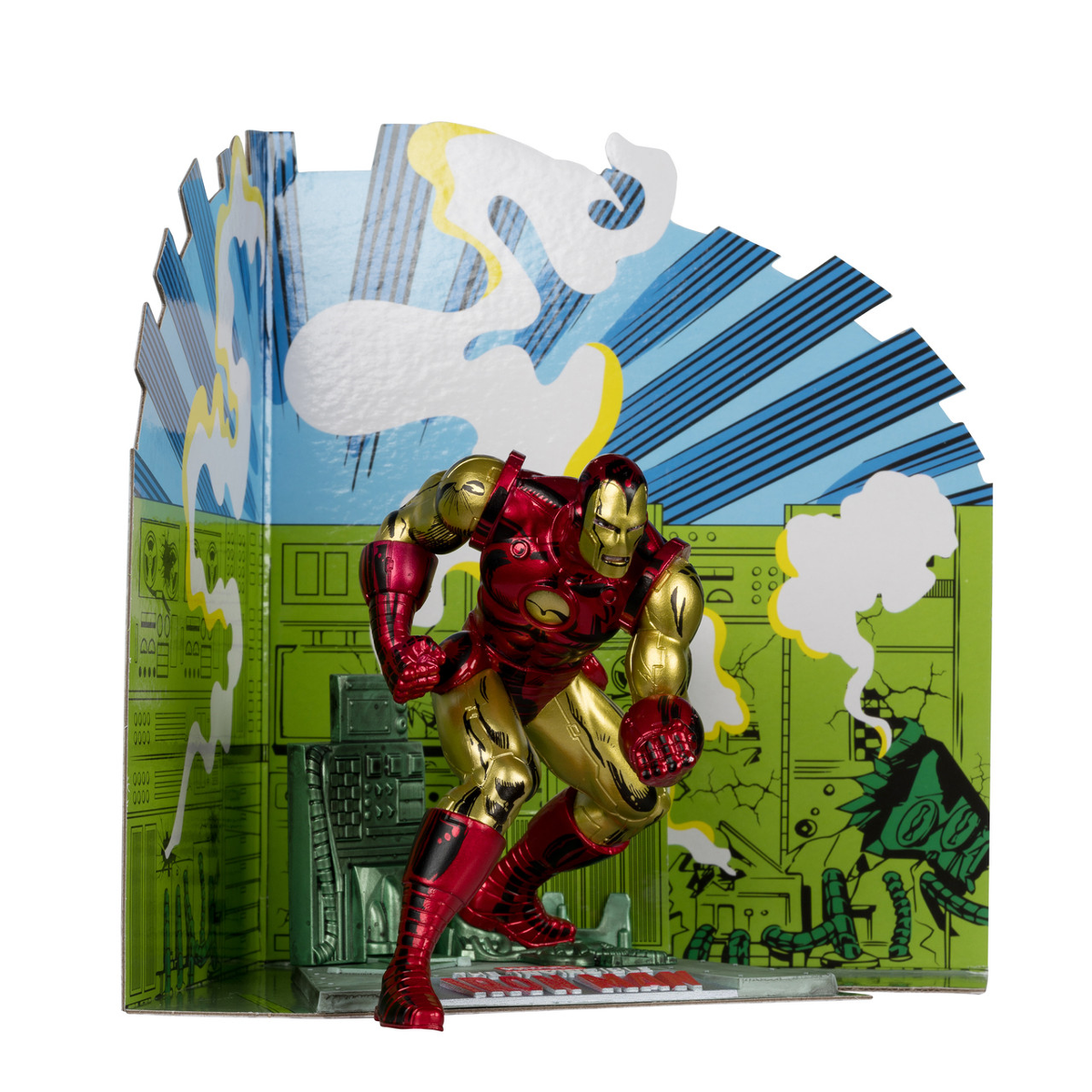 McFarlane Toys Marvel Iron Man The Invincible Iron Man #126 1:10 Scale Posed Figure